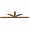 Ekena Millwork Redmond Timber Gable Bracket, Western Red Cedar, 108"W x 31 1/2"H x 1 1/2"D x 5 1/2"F, 7/12 Pitch GBW108X31X0206RED00SWR - alternate 2